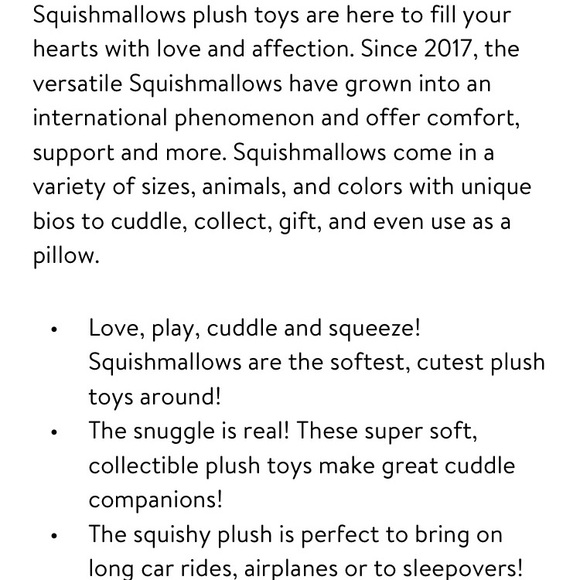 Squishmallows Kelly Toy Boba Bergit Stuffed Animal Toy Plush - Picture 5 of 10